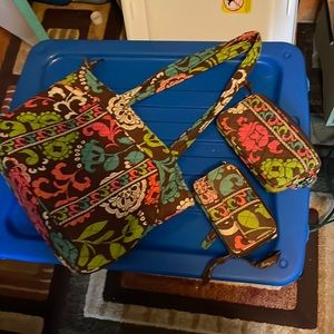 Vera Bradley bag, wallet, wristlet